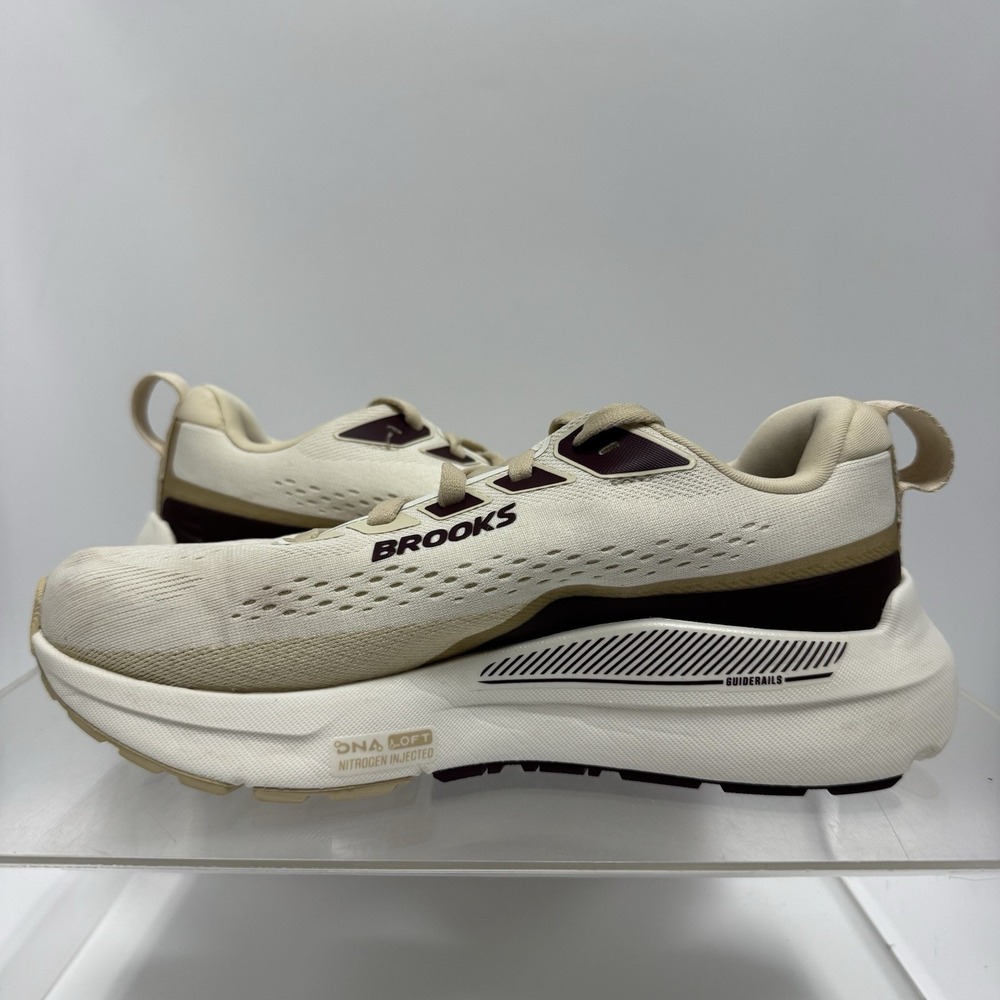 Brooks Ariel GTS 26 1204441D288 Beige Sand Running Shoes Women's Size 7 D Wide - Picture 4 of 12
